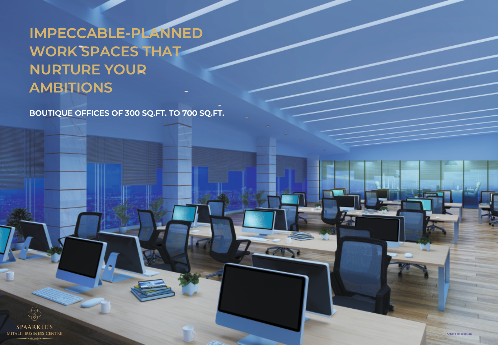 Luxury Work Spaces at Sparkles Mitali Business Centre in Malad East Mumbai
