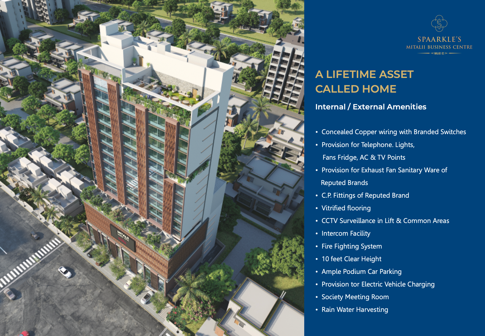 Premium Office Spaces at Sparkles Mitali Business Centre in Malad East Mumbai